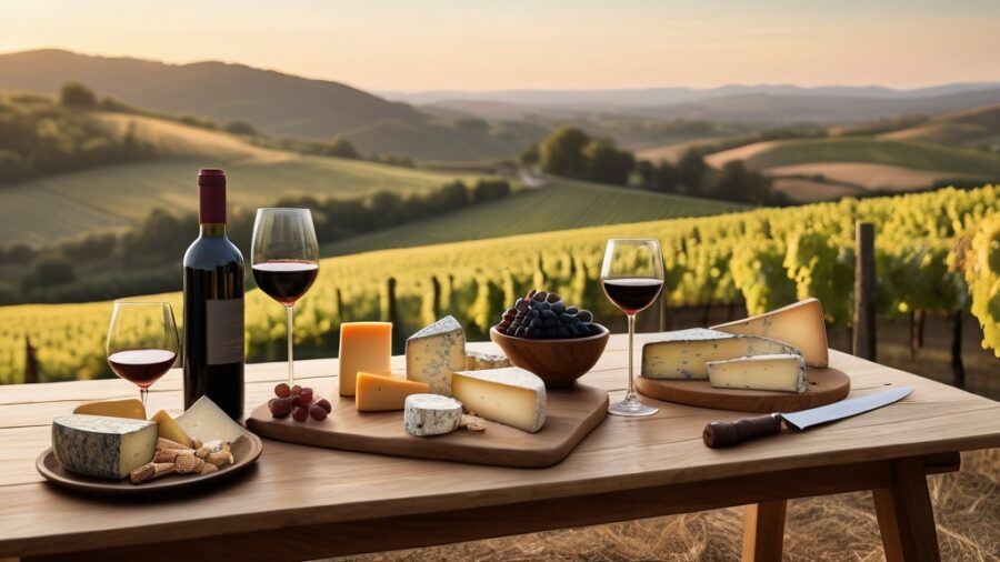 Viagem Enogastronômica: Vinhos e Queijos em Harmonia